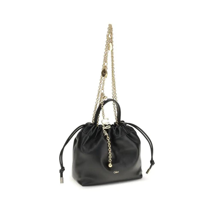Chloé Sample Sale | Chloé Black Calf Leather Bos Taurus Shoulder Bag - | Designer outlet