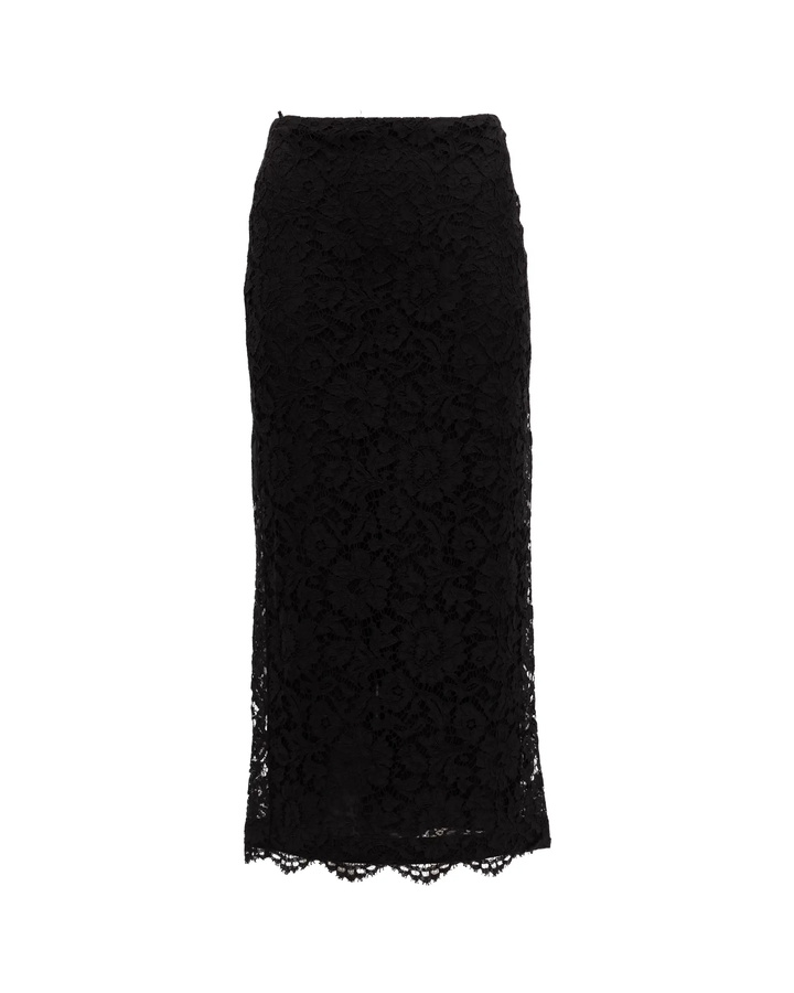 Valentino Garavani Sample Sale | Valentino Garavani Women Black Lace Skirt - | Designer outlet