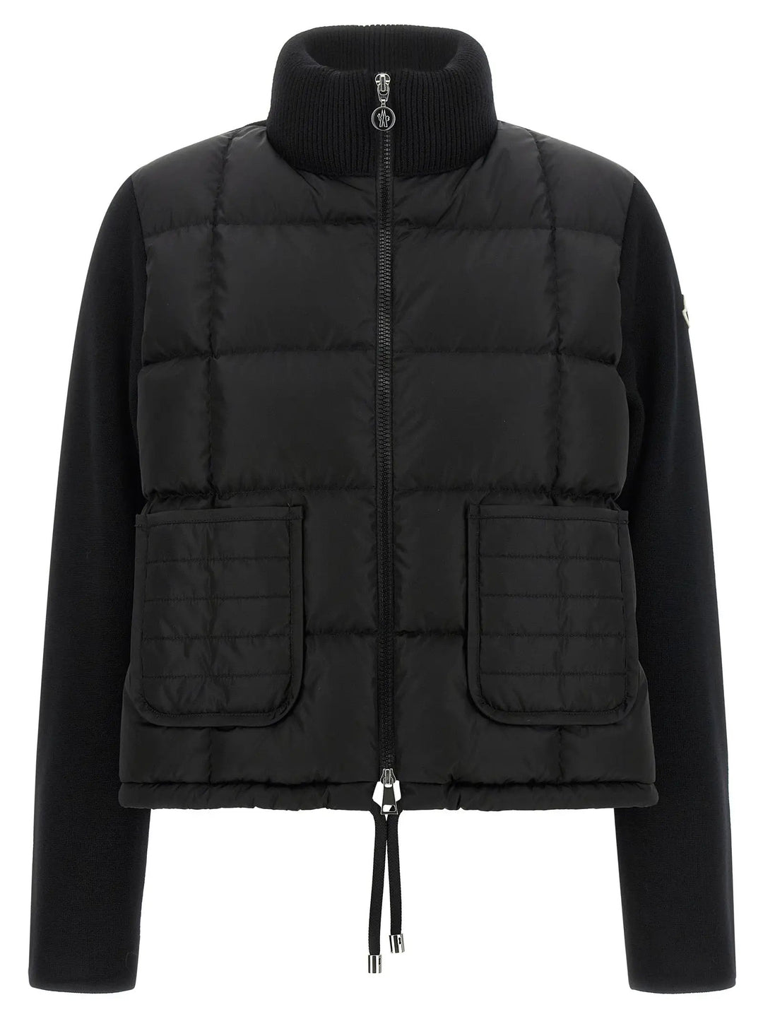 Moncler Sample Sale | Moncler Black Virgin Wool Cardigan - | Designer outlet