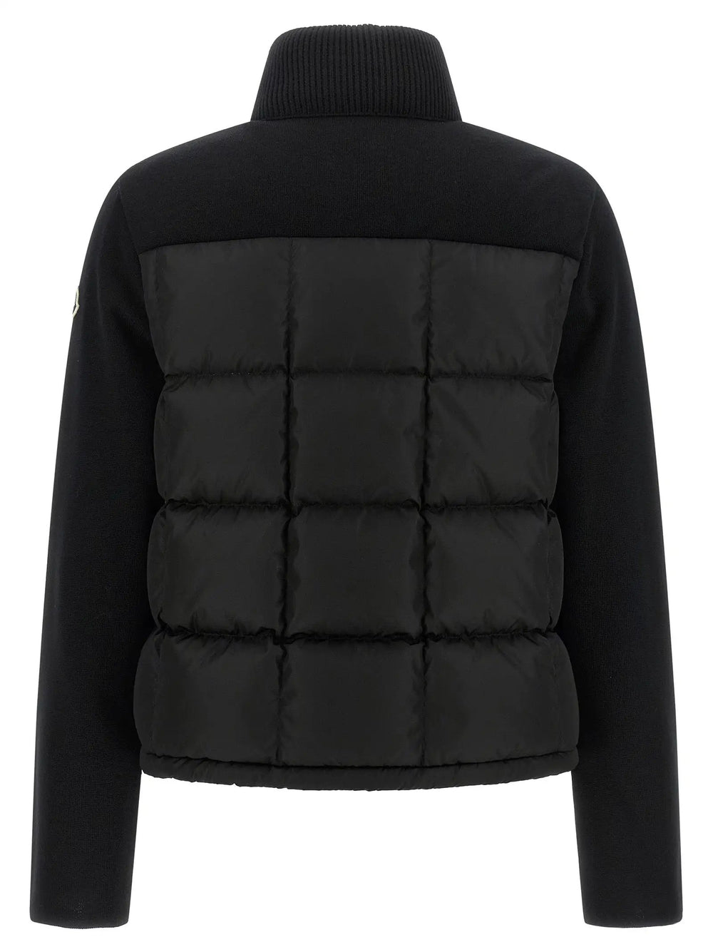 Moncler Sample Sale | Moncler Black Virgin Wool Cardigan - | Designer outlet