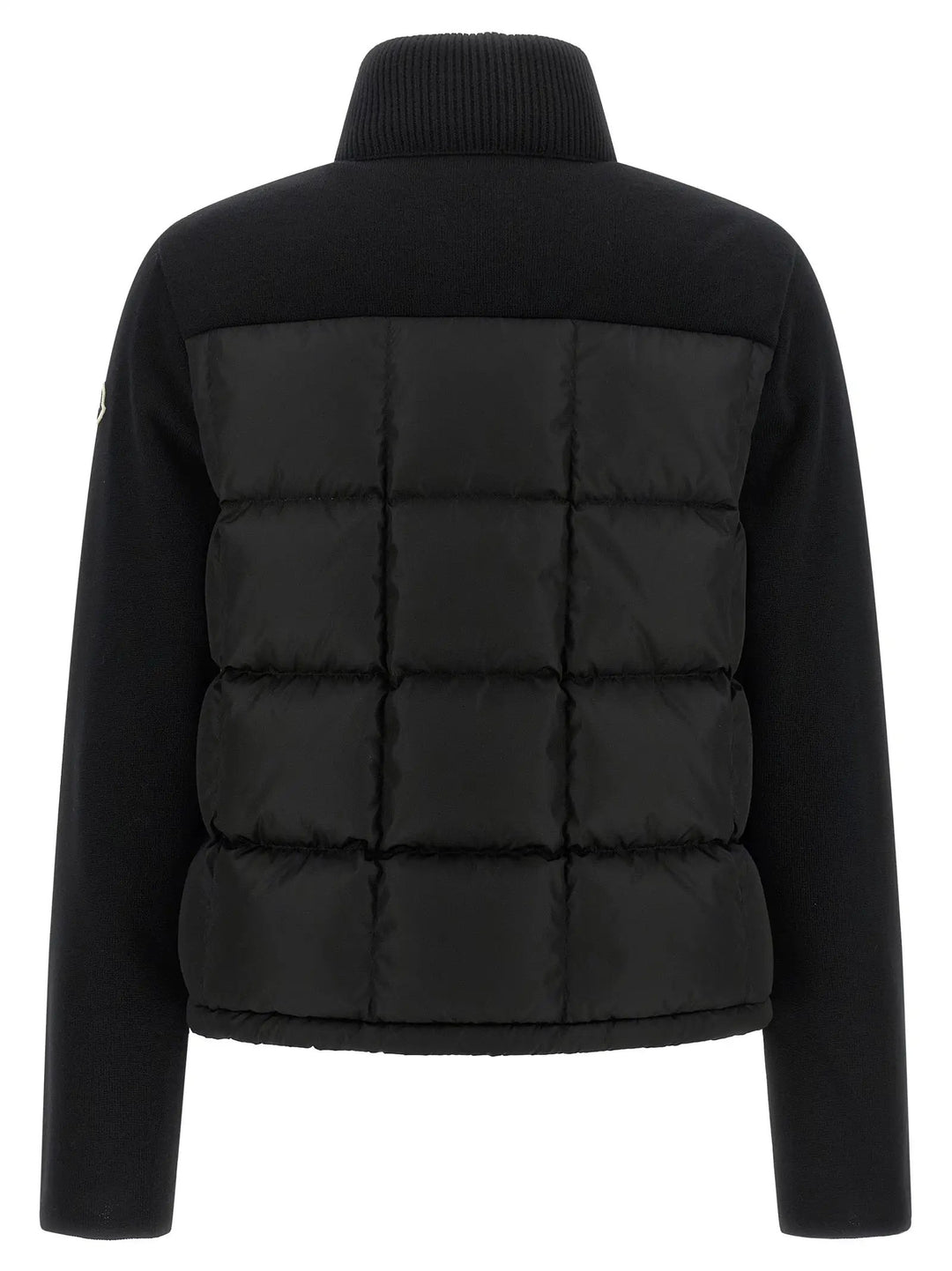 Moncler Sample Sale | Moncler Black Virgin Wool Cardigan - | Designer outlet