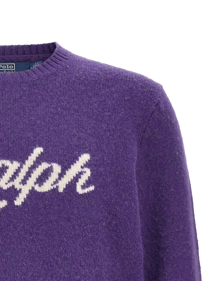 Polo Ralph Lauren Sample Sale | Polo Ralph Lauren Purple Wool Cardigan - | Designer outlet