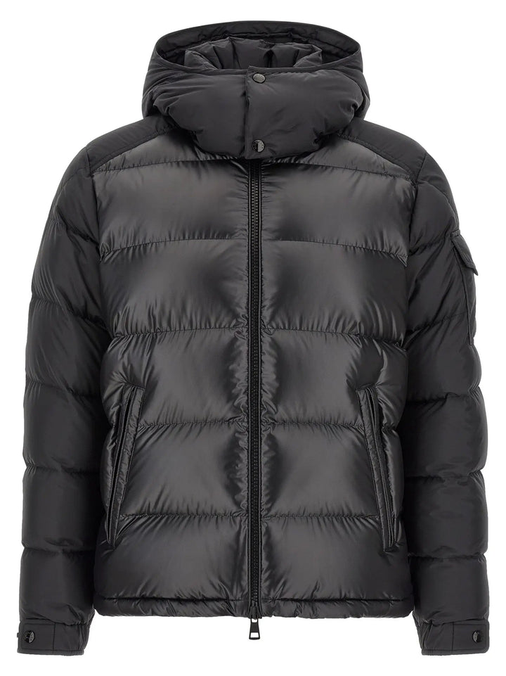 Moncler Sample Sale | Moncler Black Polyester Full-Length Jacket - | Designer outlet