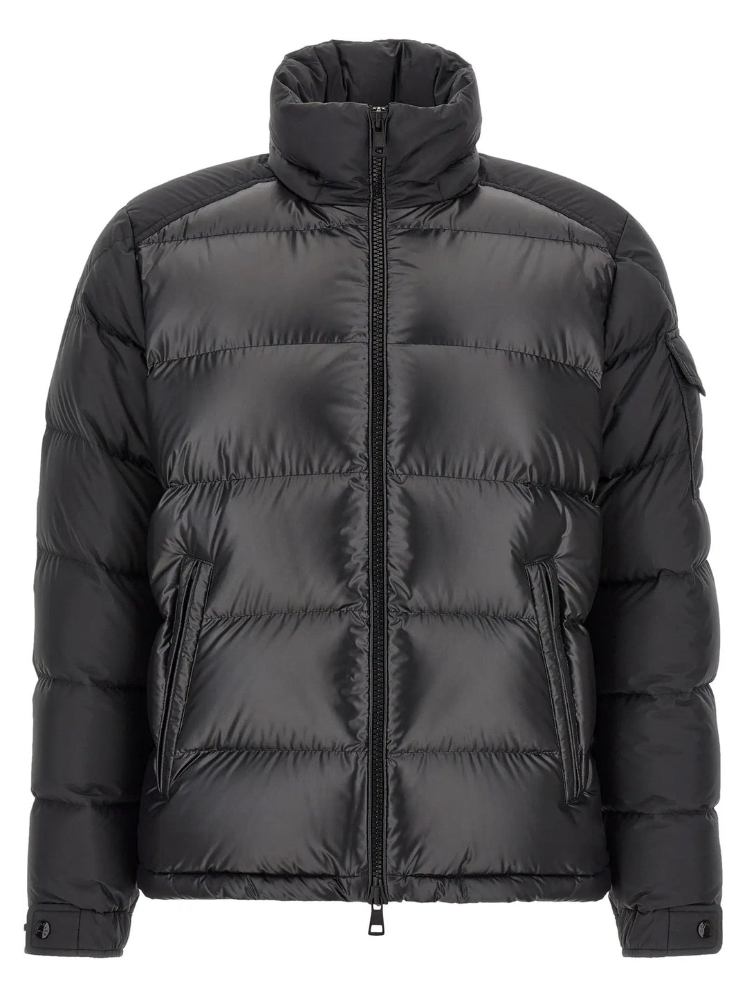 Moncler Sample Sale | Moncler Black Polyester Full-Length Jacket - | Designer outlet