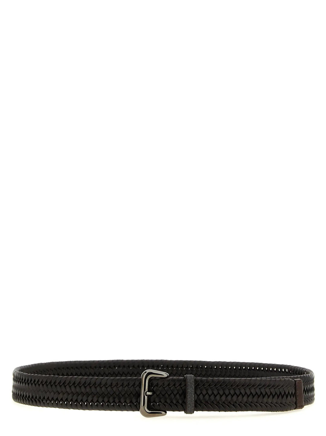 Brunello Cucinelli Sample Sale | Brunello Cucinelli Brown Leather Regular Belt - | Designer outlet