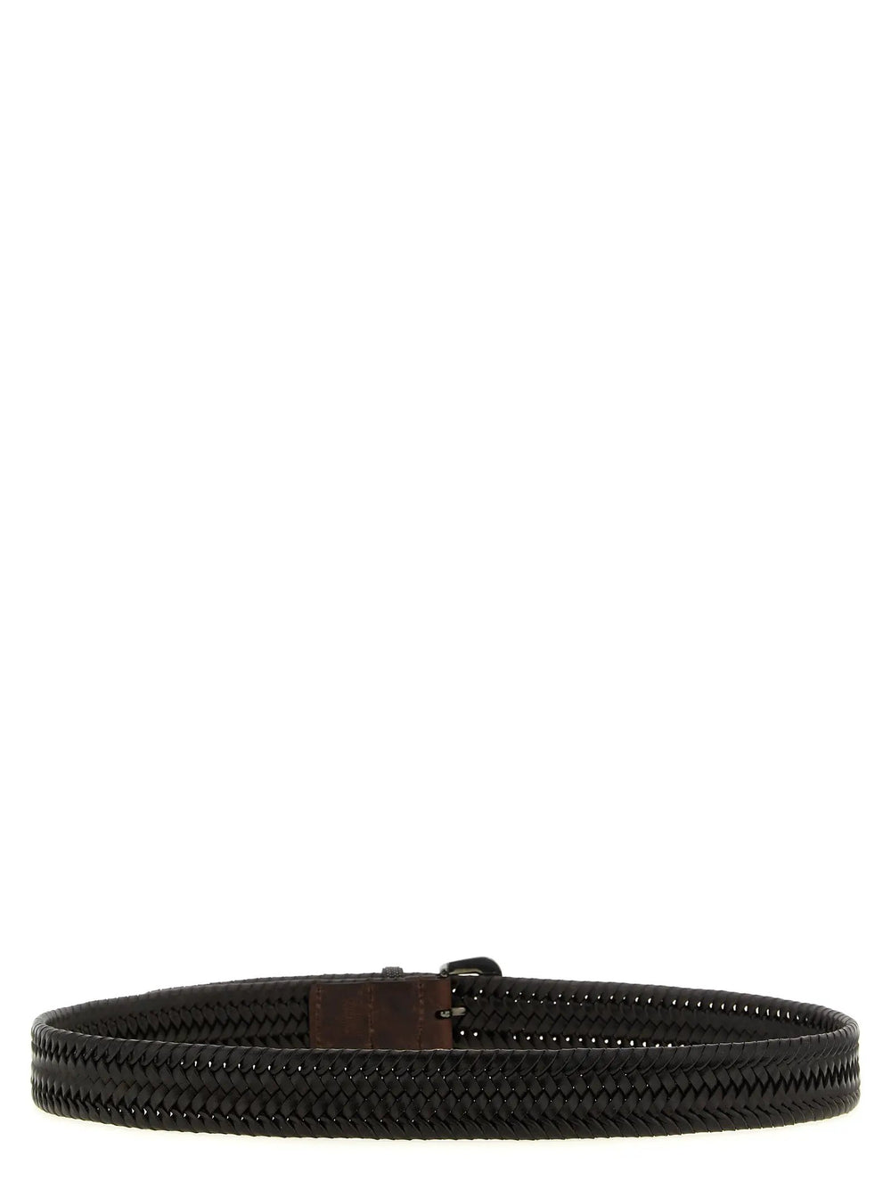 Brunello Cucinelli Sample Sale | Brunello Cucinelli Brown Leather Regular Belt - | Designer outlet
