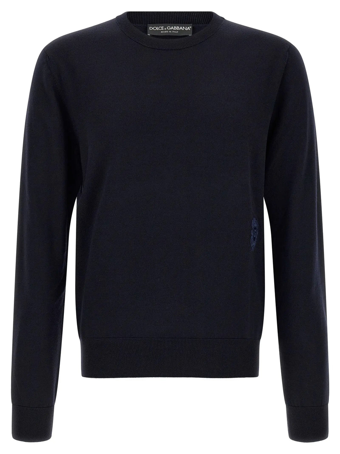 Dolce &amp; Gabbana Sample Sale | Dolce &amp; Gabbana Blue Virgin Wool Cardigan - | Designer outlet