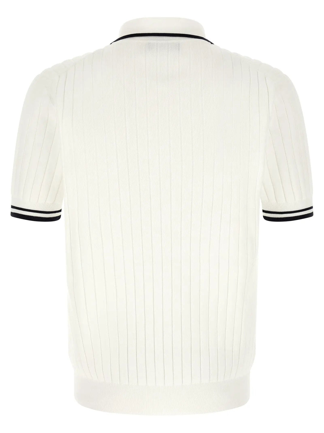 Dolce &amp; Gabbana Sample Sale | Dolce &amp; Gabbana Bicolor Cotton Polo Shirt - | Designer outlet