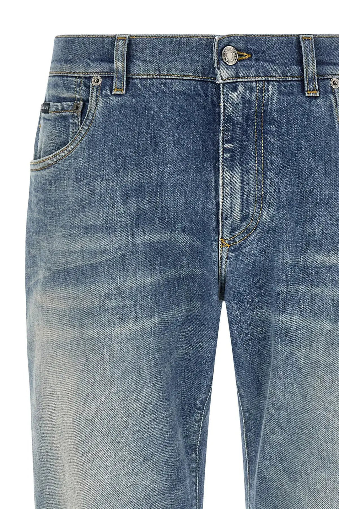 Dolce &amp; Gabbana Sample Sale | Dolce &amp; Gabbana Blue Cotton Straight-Leg Jeans - | Designer outlet