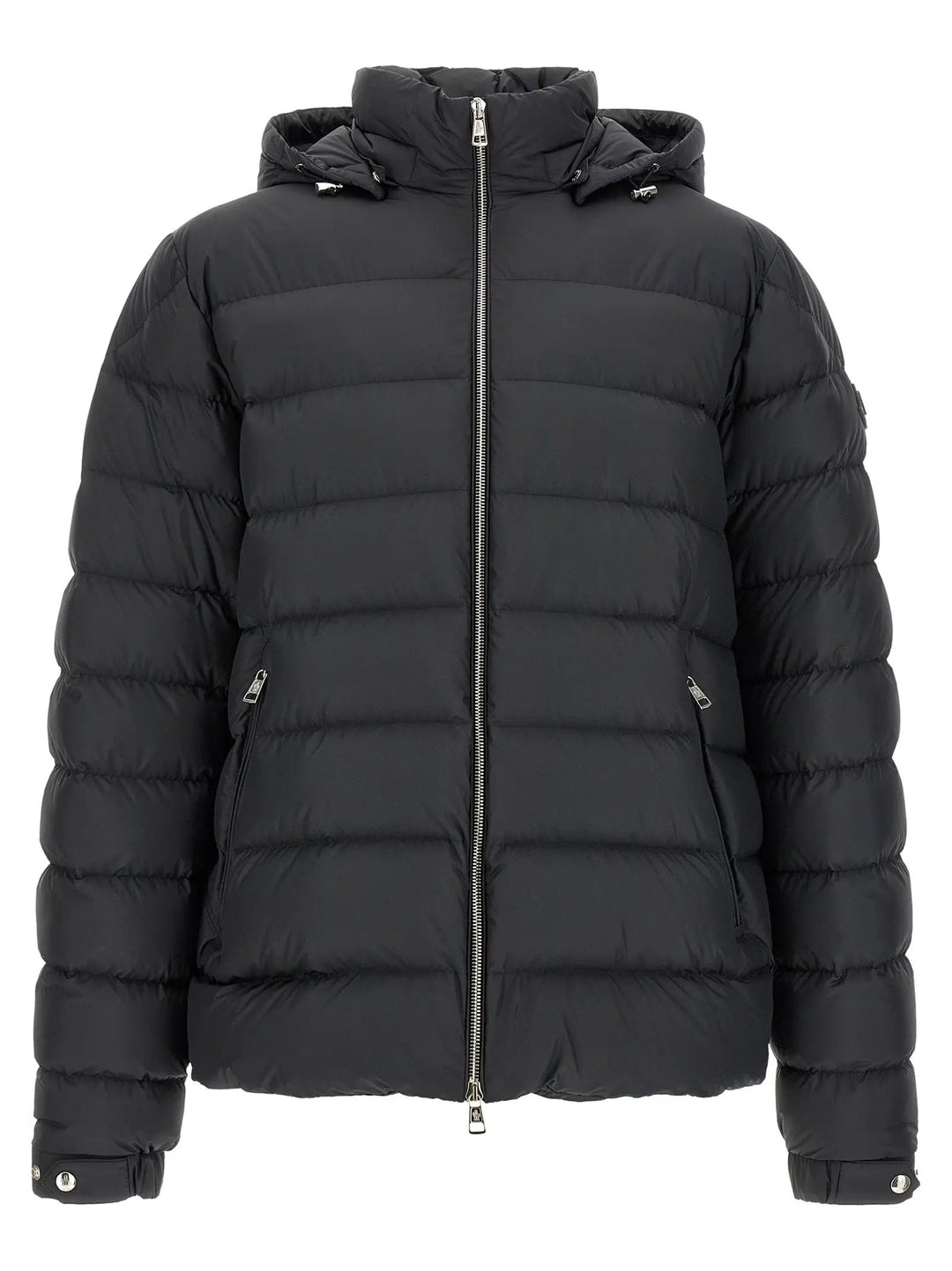 Moncler Sample Sale | Moncler Black Polyester Full-Length Jacket - | Designer outlet