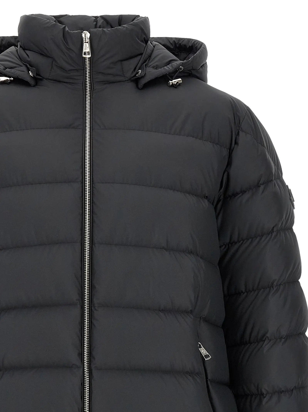 Moncler Sample Sale | Moncler Black Polyester Full-Length Jacket - | Designer outlet