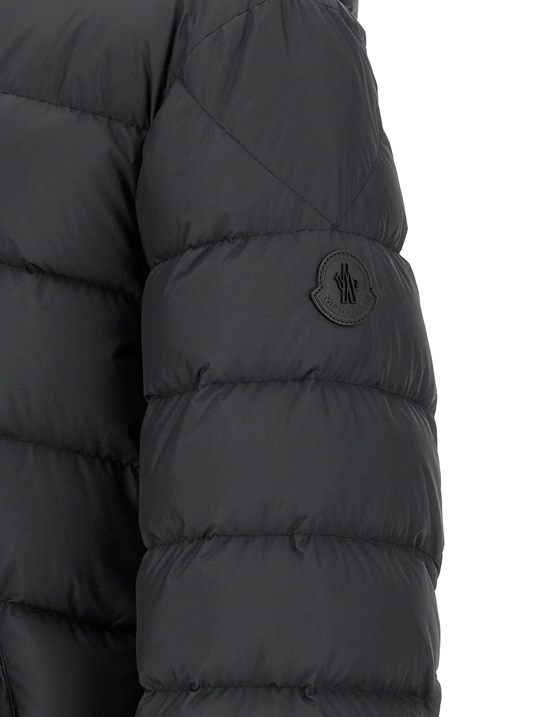 Moncler Sample Sale | Moncler Black Polyester Full-Length Jacket - | Designer outlet