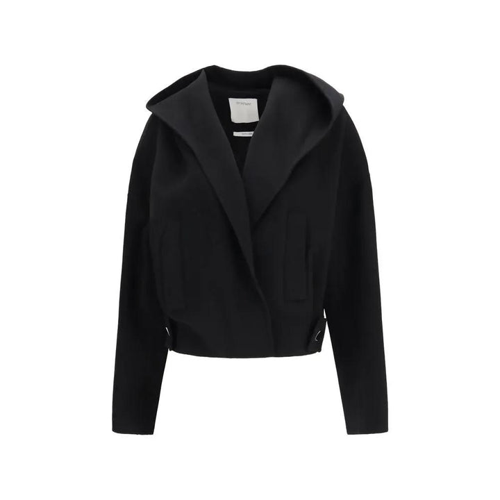 Max Mara Sample Sale | Max Mara Black Wool Oves Aries Full-Length Jacket - | Designer outlet