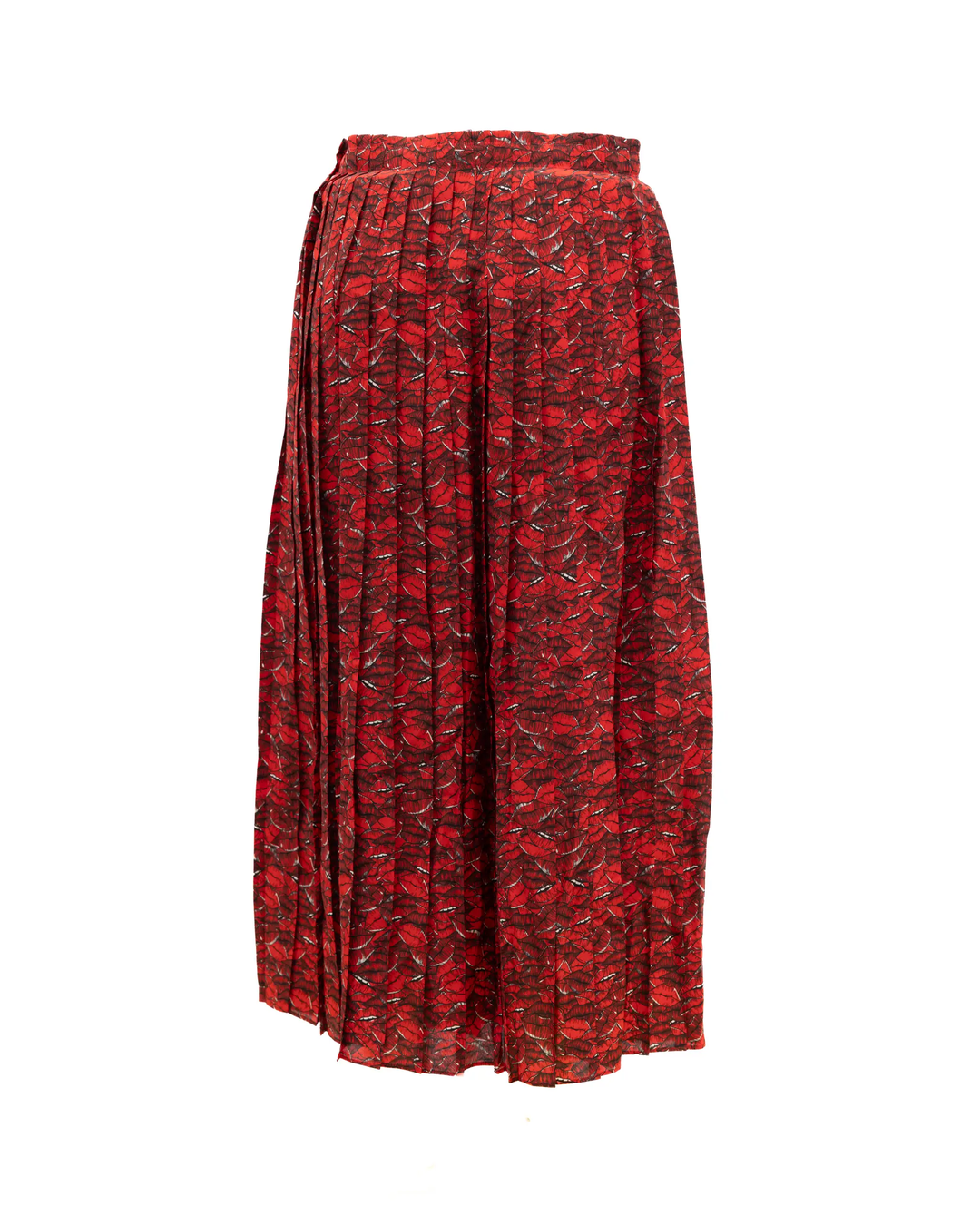 Valentino Garavani Sample Sale | Valentino Garavani Women Midi Red Skirt with black and white details - | Designer outlet