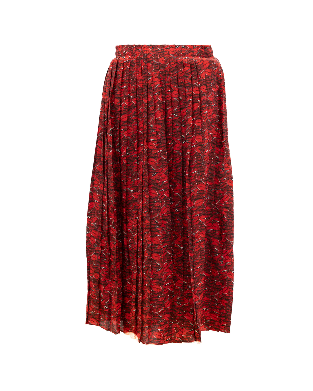 Valentino Garavani Sample Sale | Valentino Garavani Women Midi Red Skirt with black and white details - | Designer outlet