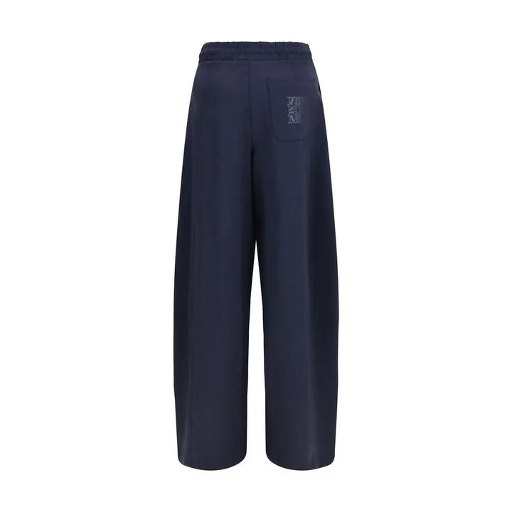 Max Mara Sample Sale | Max Mara Blue Polyamide Casual Pants - | Designer outlet