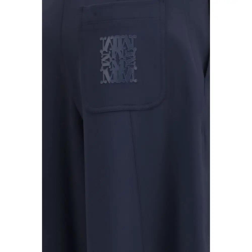 Max Mara Sample Sale | Max Mara Blue Polyamide Casual Pants - | Designer outlet