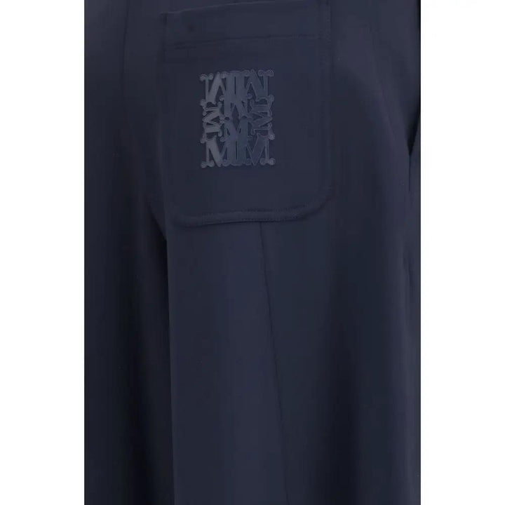 Max Mara Sample Sale | Max Mara Blue Polyamide Casual Pants - | Designer outlet