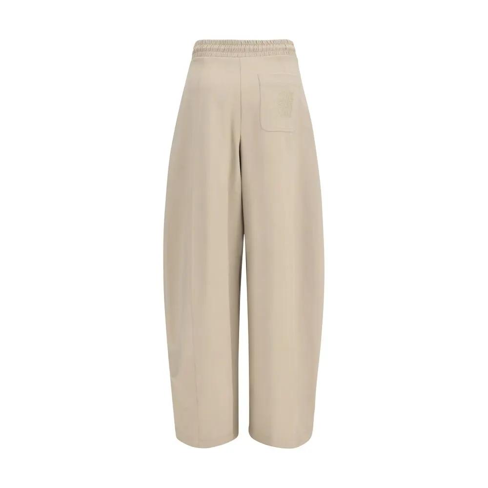 Max Mara Sample Sale | Max Mara Beige Polyamide Athletic Pants - | Designer outlet