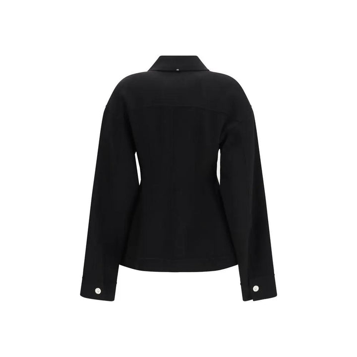 Max Mara Sample Sale | Max Mara Black Wool Oves Aries Coat - | Designer outlet