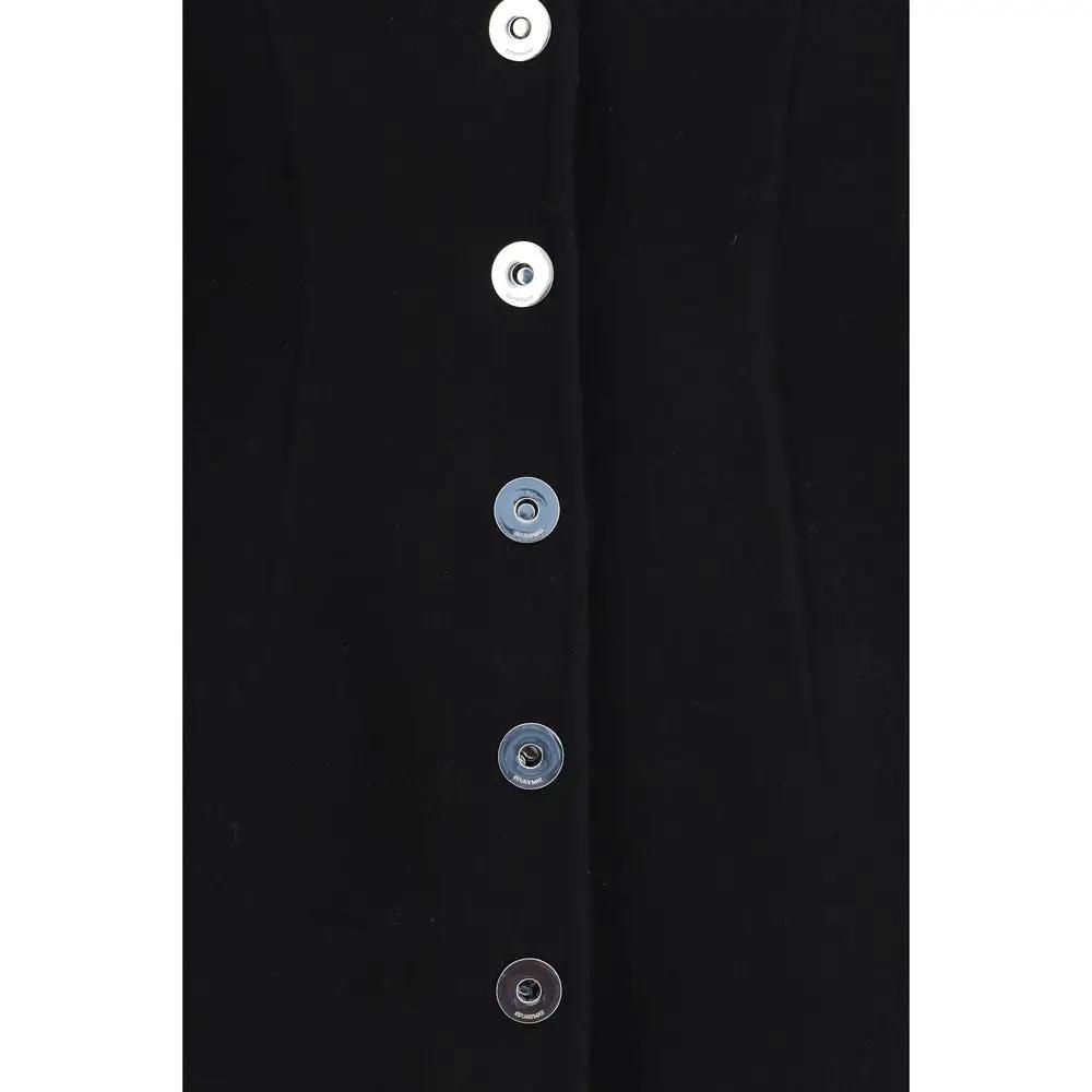 Max Mara Sample Sale | Max Mara Black Wool Oves Aries Coat - | Designer outlet
