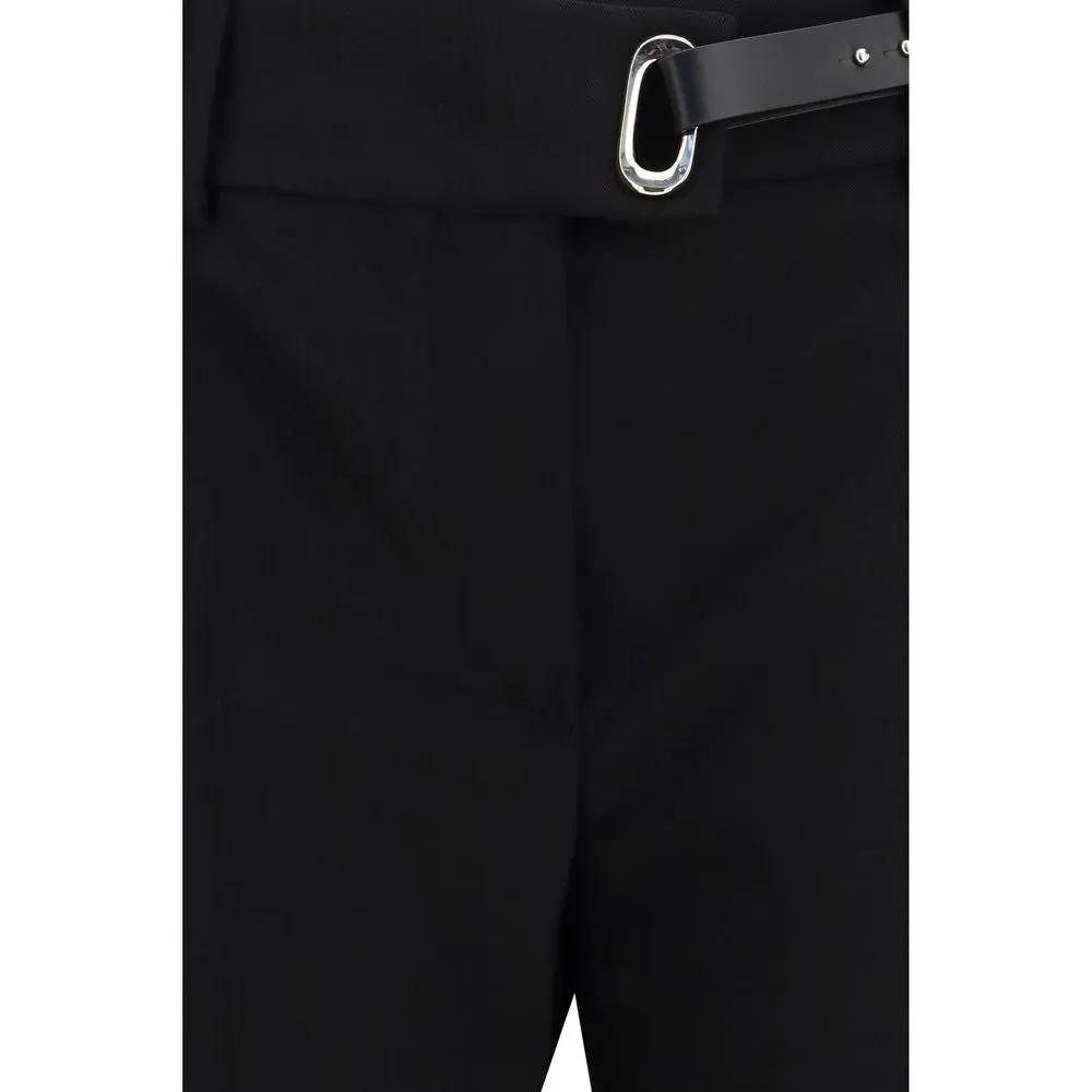 Max Mara Sample Sale | Max Mara Black Viscose Casual Pants - | Designer outlet