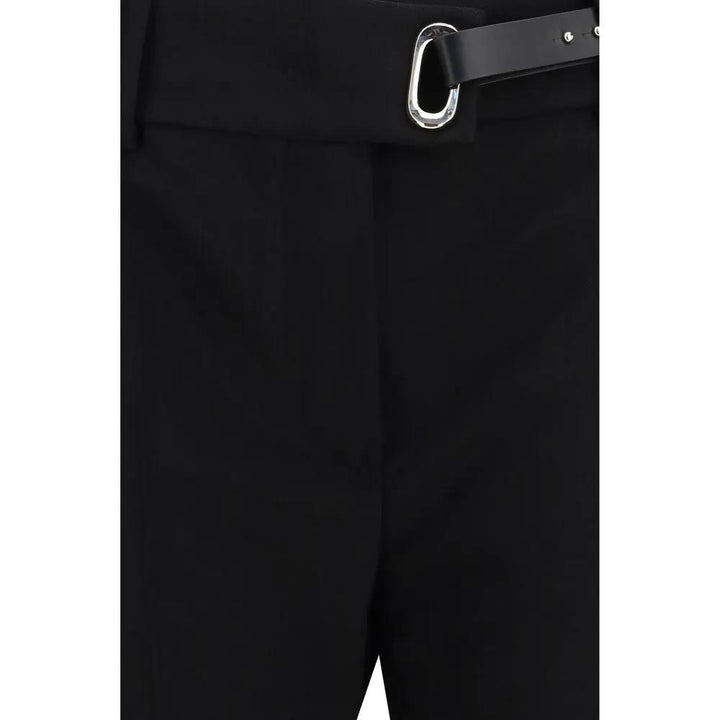 Max Mara Sample Sale | Max Mara Black Viscose Casual Pants - | Designer outlet