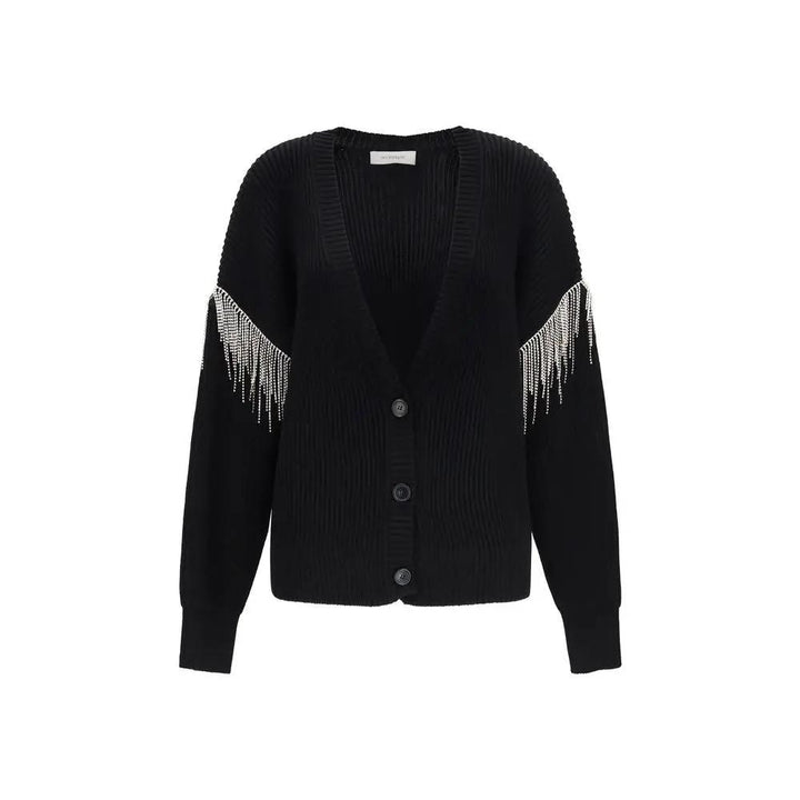 Max Mara Sample Sale | Max Mara Black Wool Oves Aries Cardigan - | Designer outlet
