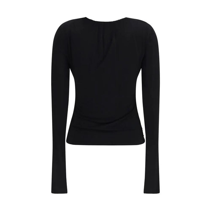 Max Mara Sample Sale | Max Mara Black Viscose Dress Shirt - | Designer outlet