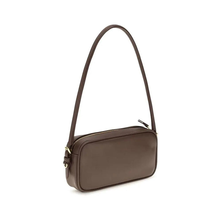 Miu Miu Sample Sale | Miu Miu Brown Calf Leather Bos Taurus Shoulder Bag - | Designer outlet