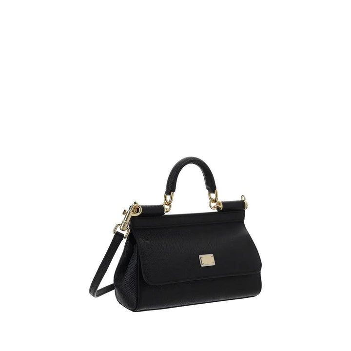 Dolce &amp; Gabbana Sample Sale | Dolce &amp; Gabbana Black Calf Leather Bos Taurus Handbag - | Designer outlet