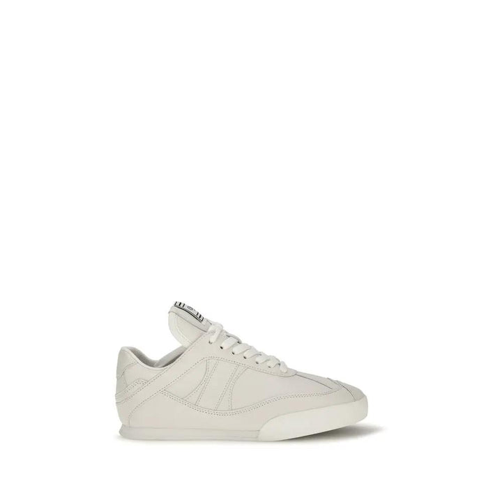 Chloé Sample Sale | Chloé White Calf Leather Bos Taurus Athletic Sneakers - | Designer outlet