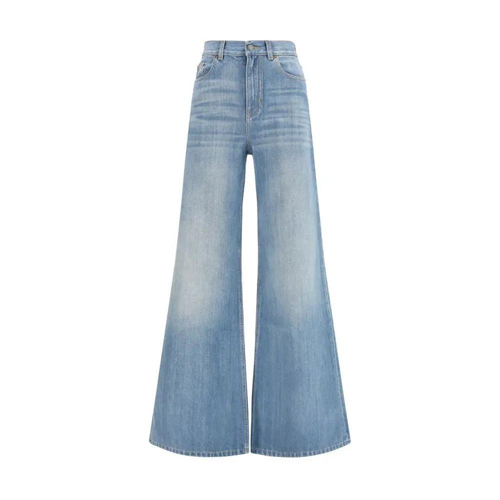 Chloé Sample Sale | Chloé Blue Cotton Flared Jeans - | Designer outlet
