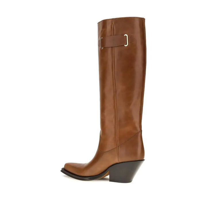Chloé Sample Sale | Chloé Brown Calf Leather Bos Taurus Over The Knee - | Designer outlet