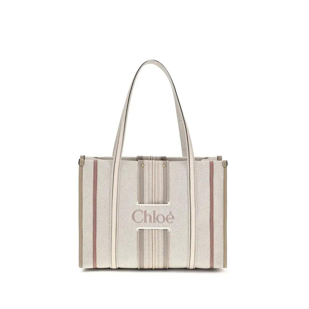 Chloé Sample Sale | Chloé Beige Cotton Shoulder Bag - | Designer outlet