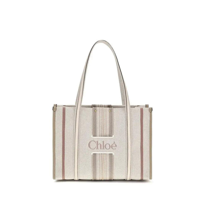 Chloé Sample Sale | Chloé Beige Cotton Shoulder Bag - | Designer outlet