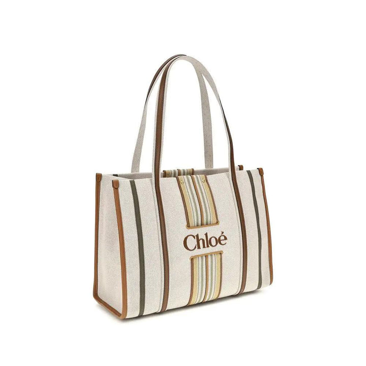 Chloé Sample Sale | Chloé Beige Cotton Shoulder Bag - | Designer outlet