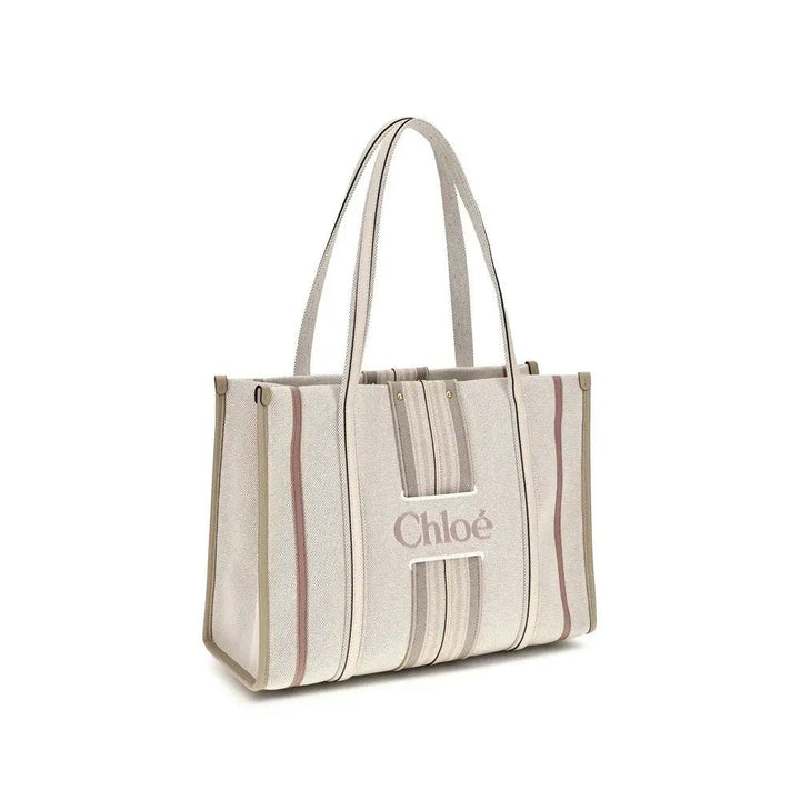 Chloé Sample Sale | Chloé Beige Cotton Shoulder Bag - | Designer outlet