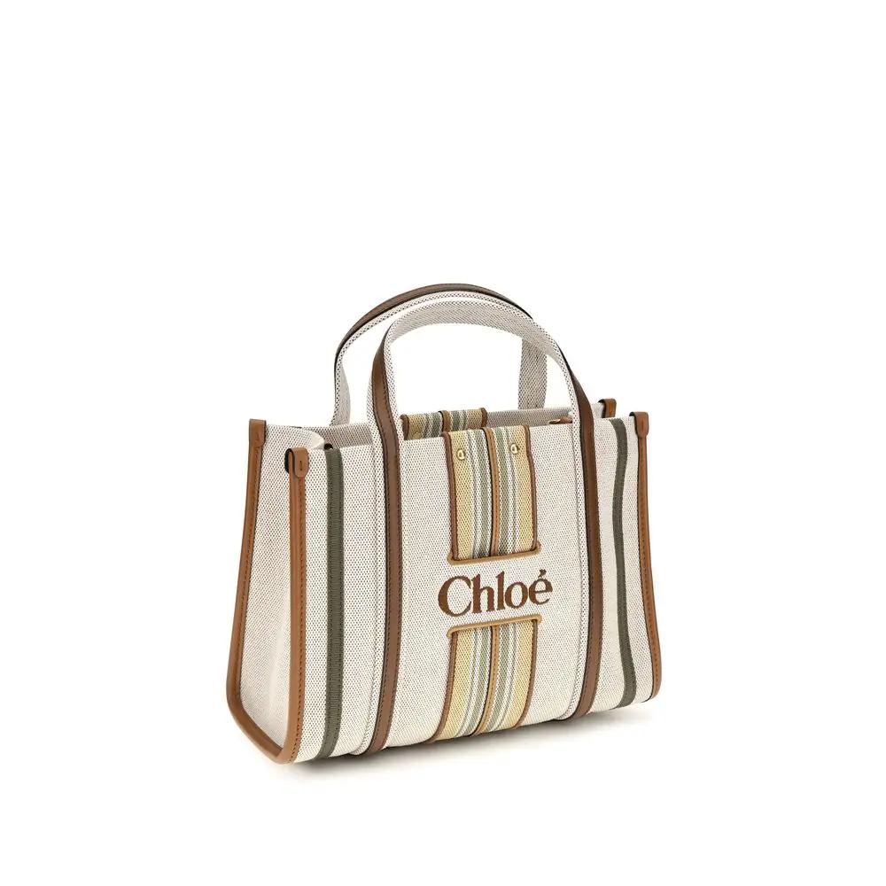 Chloé Sample Sale | Chloé Beige Cotton Shoulder Bag - | Designer outlet