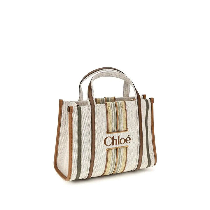 Chloé Sample Sale | Chloé Beige Cotton Shoulder Bag - | Designer outlet
