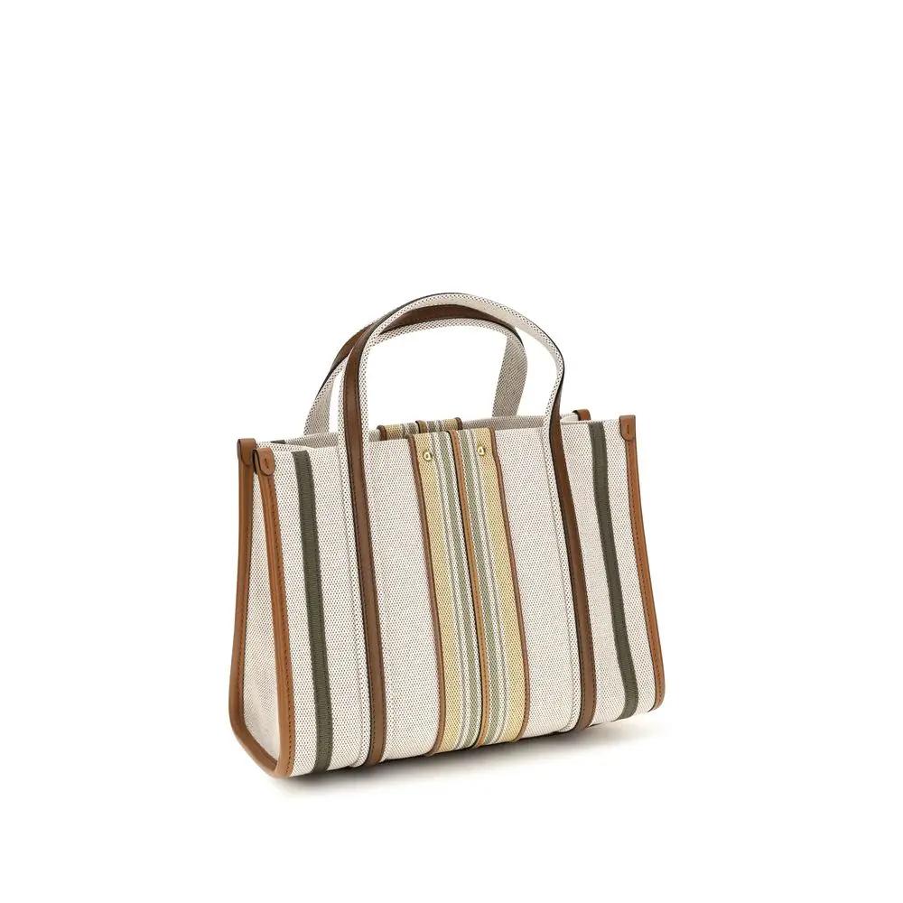 Chloé Sample Sale | Chloé Beige Cotton Shoulder Bag - | Designer outlet