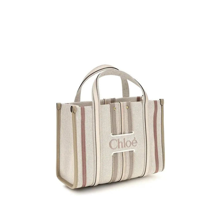 Chloé Sample Sale | Chloé Beige Cotton Shoulder Bag - | Designer outlet