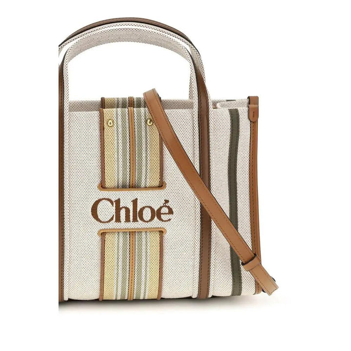 Chloé Sample Sale | Chloé Beige Cotton Shoulder Bag - | Designer outlet
