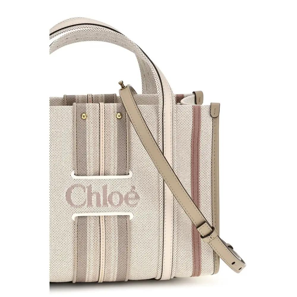 Chloé Sample Sale | Chloé Beige Cotton Shoulder Bag - | Designer outlet