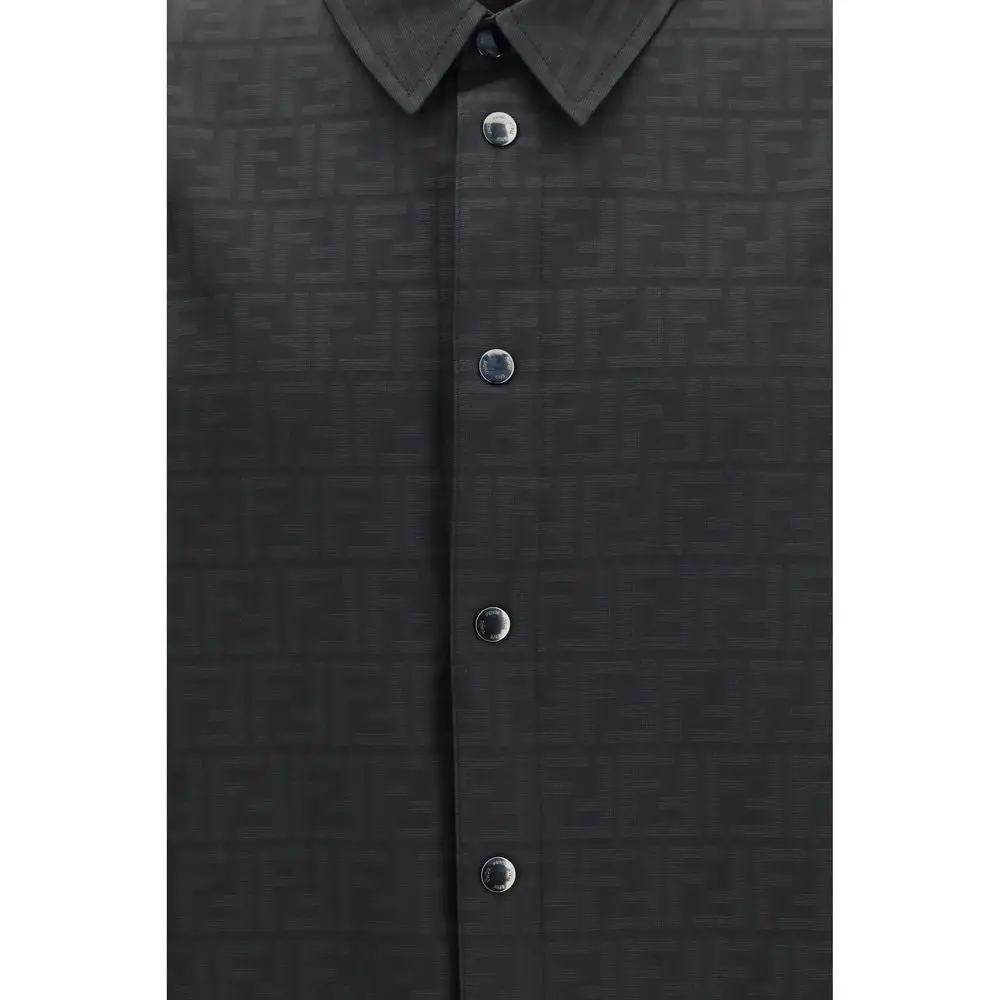 Fendi Sample Sale | Fendi Black Polyester Pattern Shirt - | Designer outlet