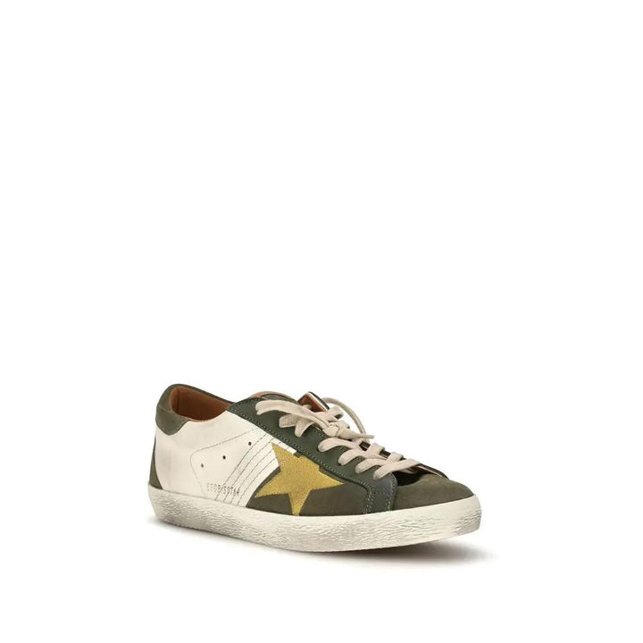 Golden Goose Sample Sale | Golden Goose Bicolor Calf Leather Bos Taurus Sneakers - | Designer outlet