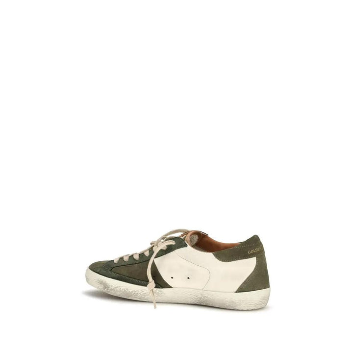 Golden Goose Sample Sale | Golden Goose Bicolor Calf Leather Bos Taurus Sneakers - | Designer outlet