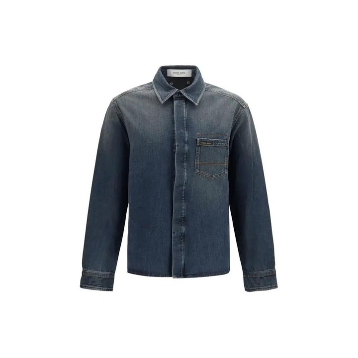 Golden Goose Sample Sale | Golden Goose Blue Denim Shirt - | Designer outlet
