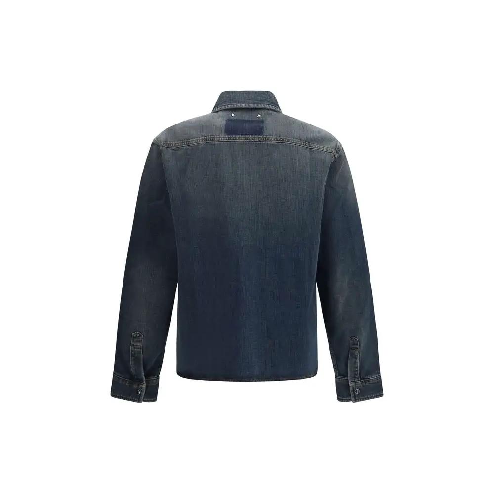 Golden Goose Sample Sale | Golden Goose Blue Denim Shirt - | Designer outlet