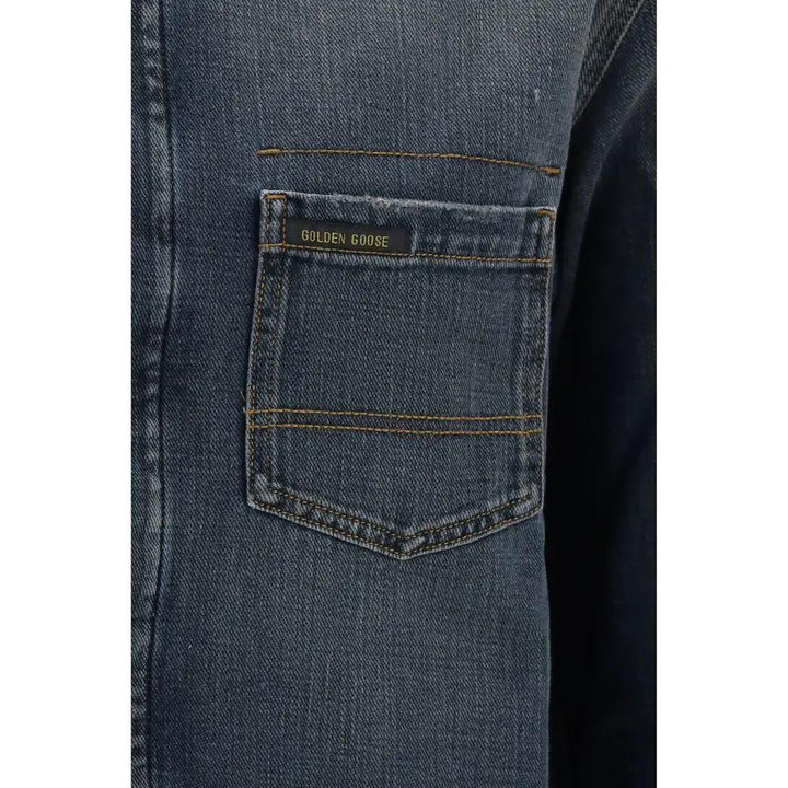 Golden Goose Sample Sale | Golden Goose Blue Denim Shirt - | Designer outlet